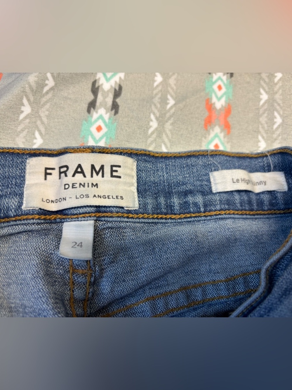 🧩Frame Denim Light Blue Skinny Jeans - Picture 2 of 2